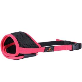 Mouth Cover To Prevent Eating Indiscriminately Large Labrador Dog (Option: Red-XL)