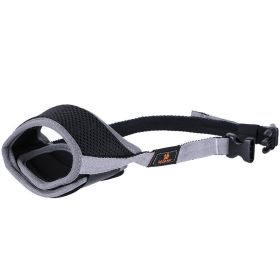 Mouth Cover To Prevent Eating Indiscriminately Large Labrador Dog (Option: Grey-S)